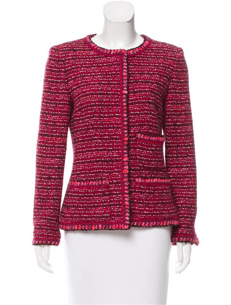 chanel wool tweed jacket